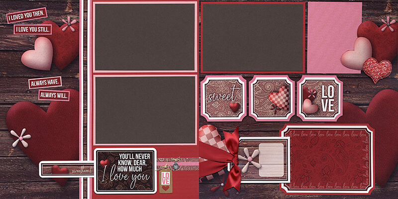 Sweet On You Page Kit by Club Scrap #clubscrap