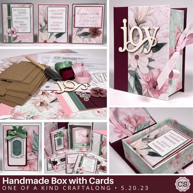 Handmade Box with Cards Craft Along Kit