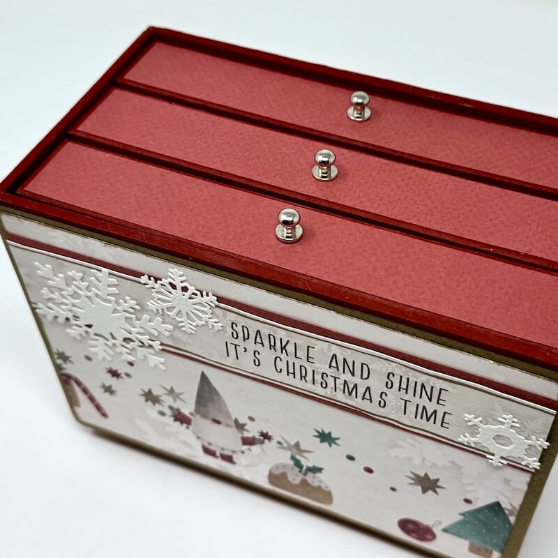 Gnome For Christmas Photo Drop Box #clubscrap #minialbums #box