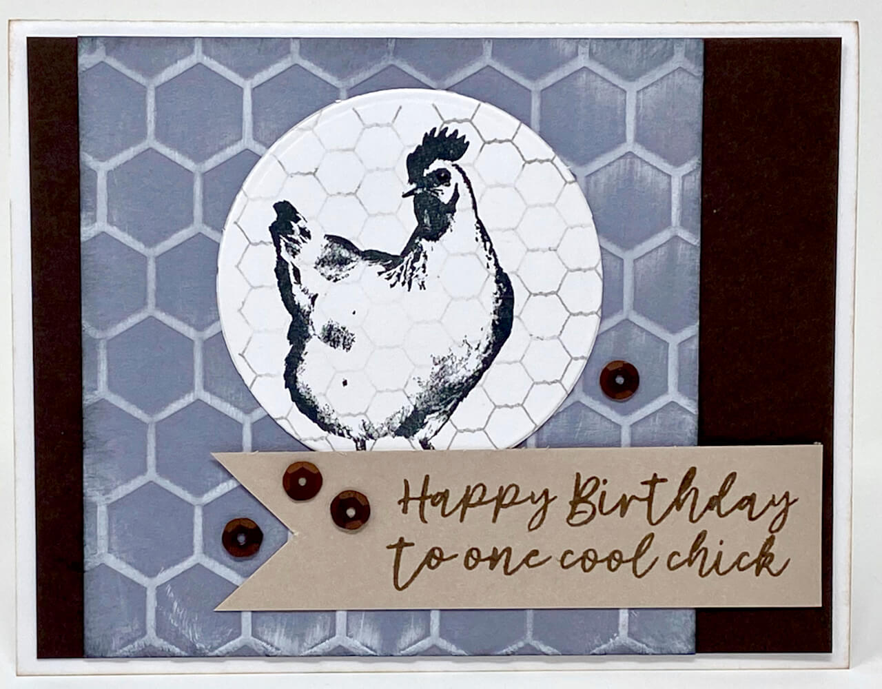 Roost stamps #clubscrap #chickens #farmanimals #card