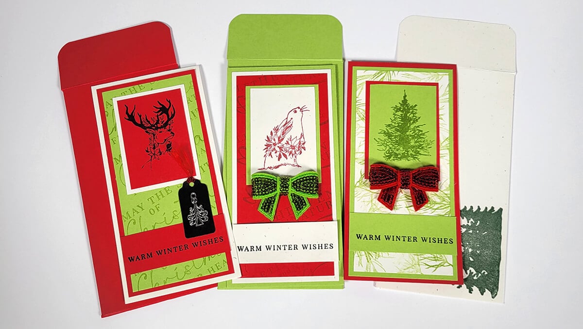 Woodland Christmas Mini Slimline Cards