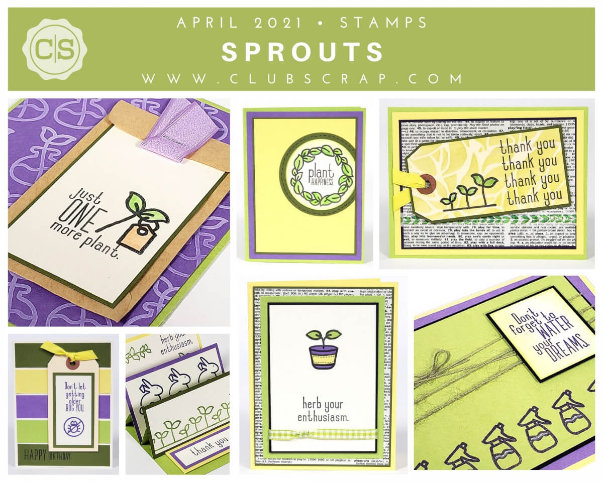 Sprouts Cards by Club Scrap #clubscrap