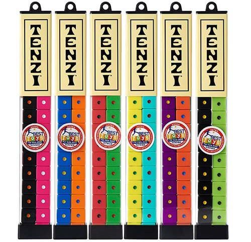 Tenzi tubes of ten colorful dice (Favorite Dice Games)