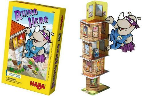 Best Board Games for 6 Year Olds: Rhino Hero