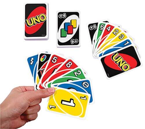 Uno game cards