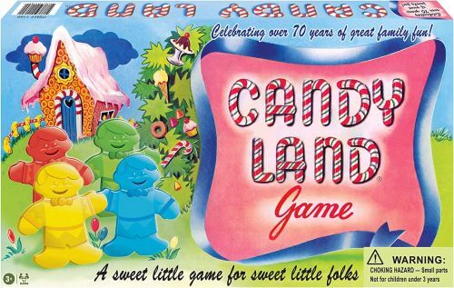 Candyland board game retro version