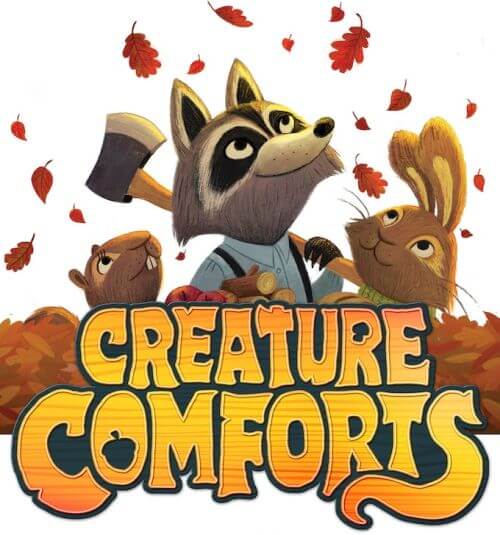 Creature comforts board game logo