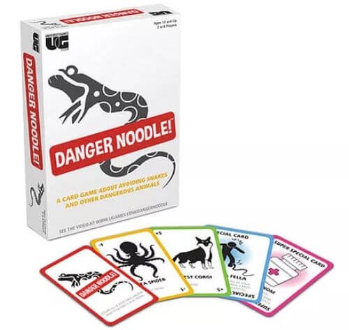 Danger Noodle game box and cards