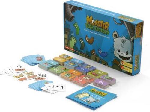 Monster Sock Factory game box and cards