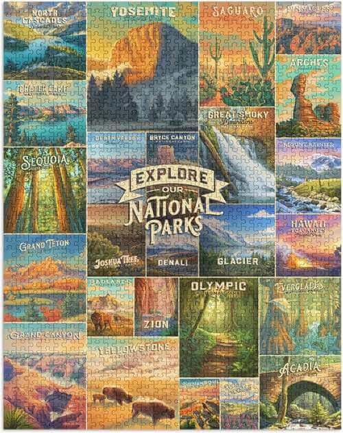 National Parks Gifts: Puzzle