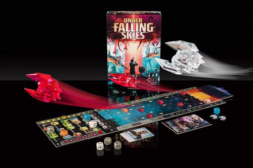 Under Falling Skies game board and pieces