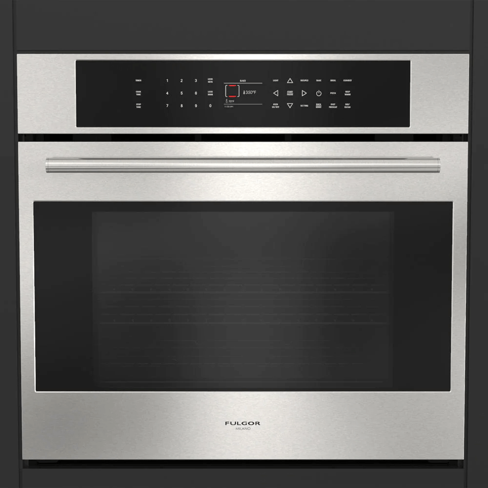 Fulgor Milano 30 in. Built-in Convection Single Wall Oven - black background