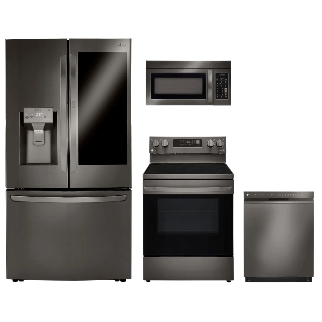 LG 4-Piece Black Stainless Appliance Packages