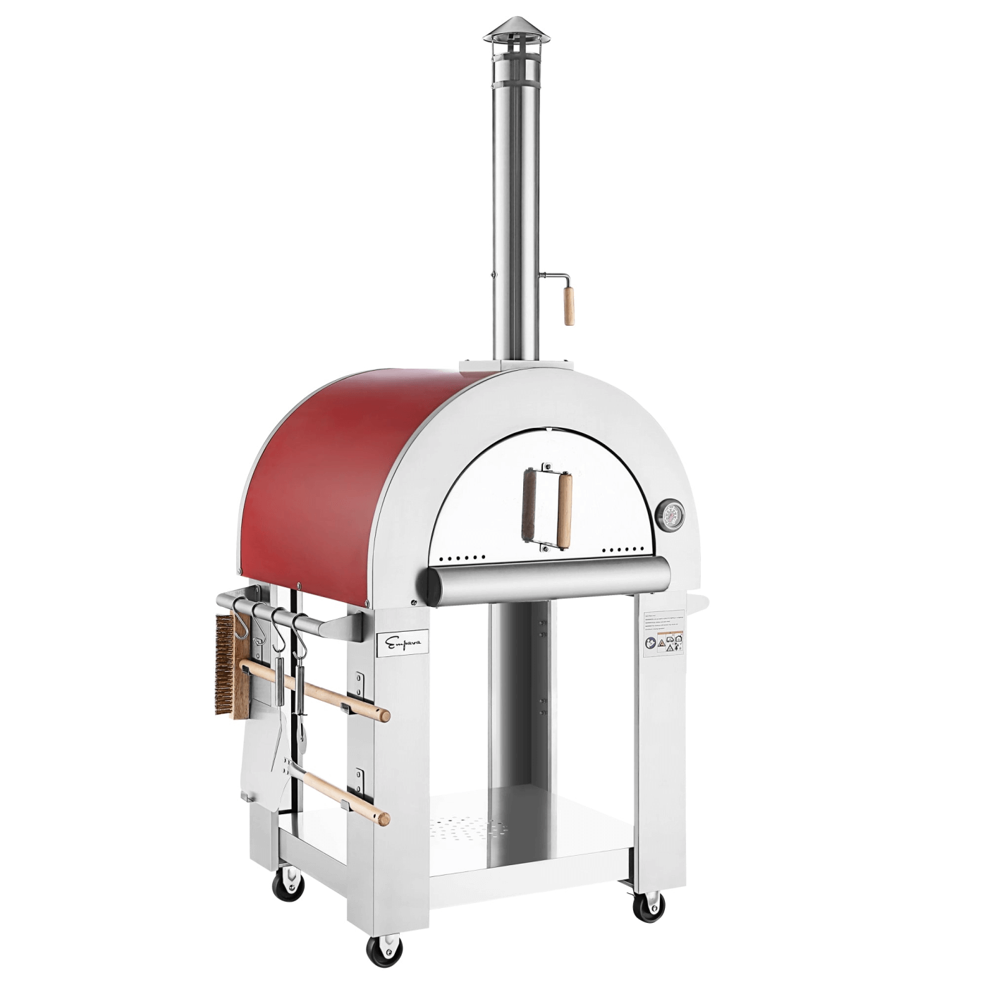 Empava Outdoor Wood Fired Pizza Oven - white background