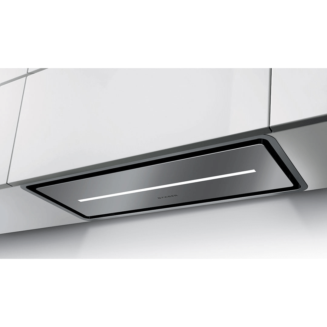 Faber Inca In-Light Range Hood Insert With Size Options In Stainless Steel (INLT21SSV) - white background