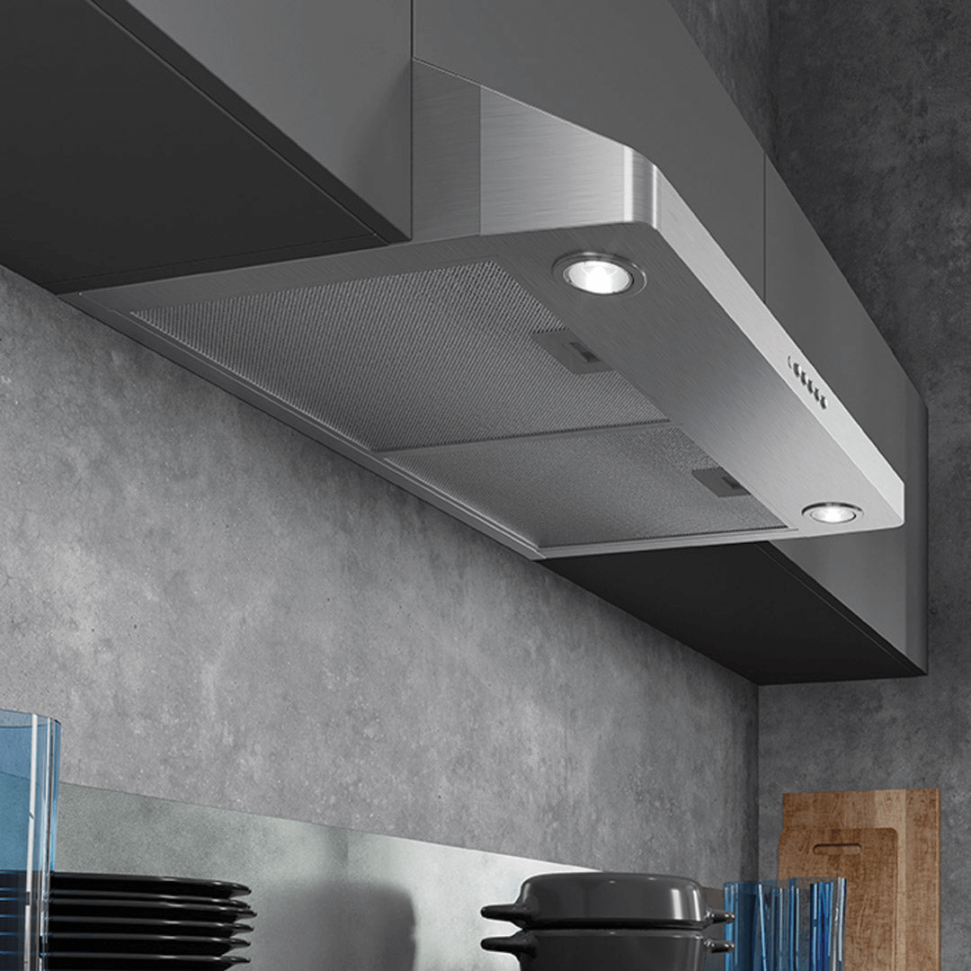 Faber Levante II Under Cabinet Range Hood With Size Options In Stainless Steel (LEVT30SS395) - white background