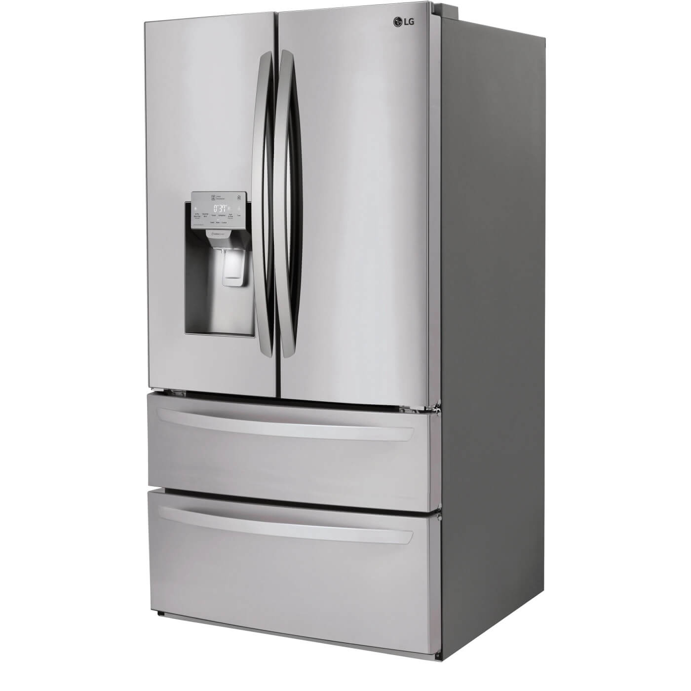 LG Appliances Refrigerator 36 Inch 4-Door French Door Refrigerator in Stainless Steel 28 Cu. Ft. (LMXS28626S)