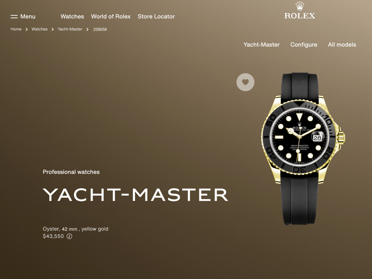 Rolex Yacht-Master 42MM Yellow Gold 2022 Release