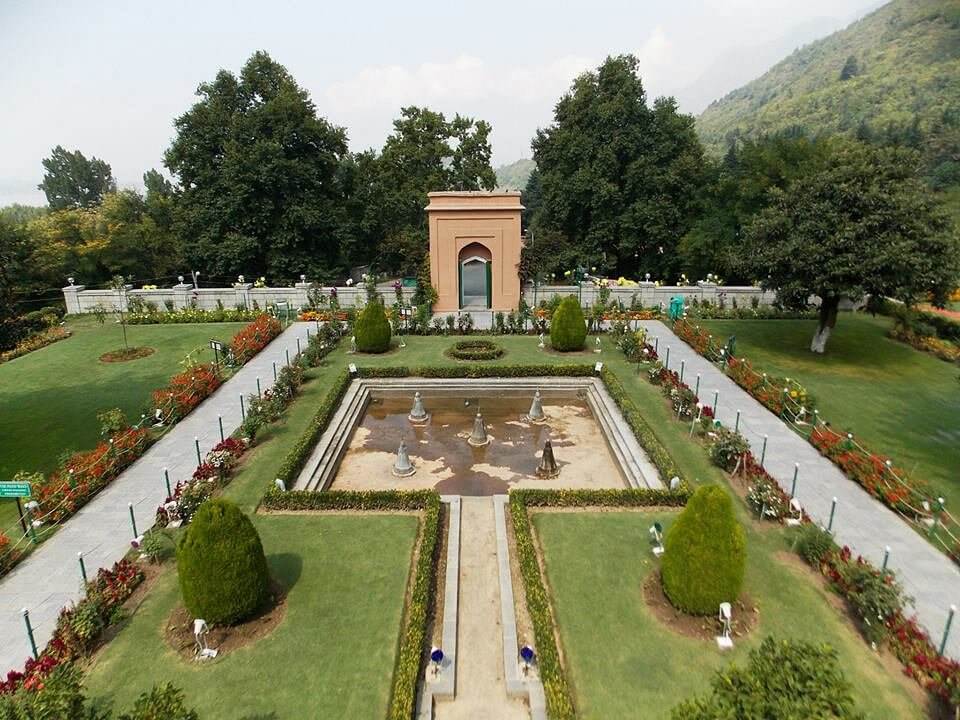 Mughal Gardens of Srinagar, India
