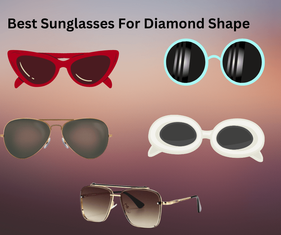 Sunglasses for diamond face shapes