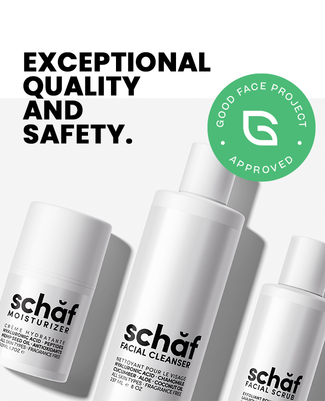 schaf skincare good face project approved