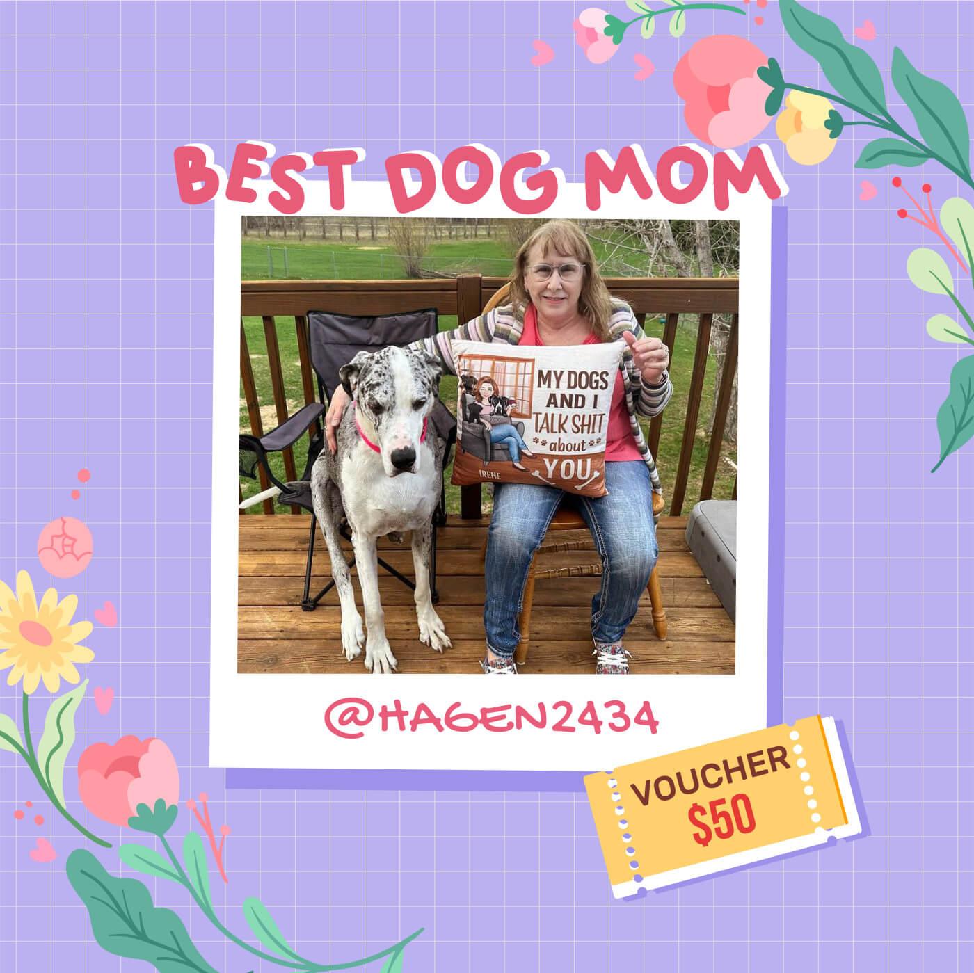 Best Dog Mom Contest