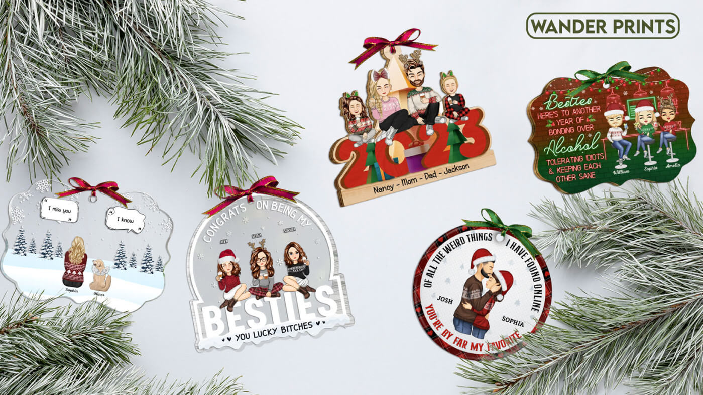 Wander Prints Hot Picks Ornaments: A Personalized Holiday Touch