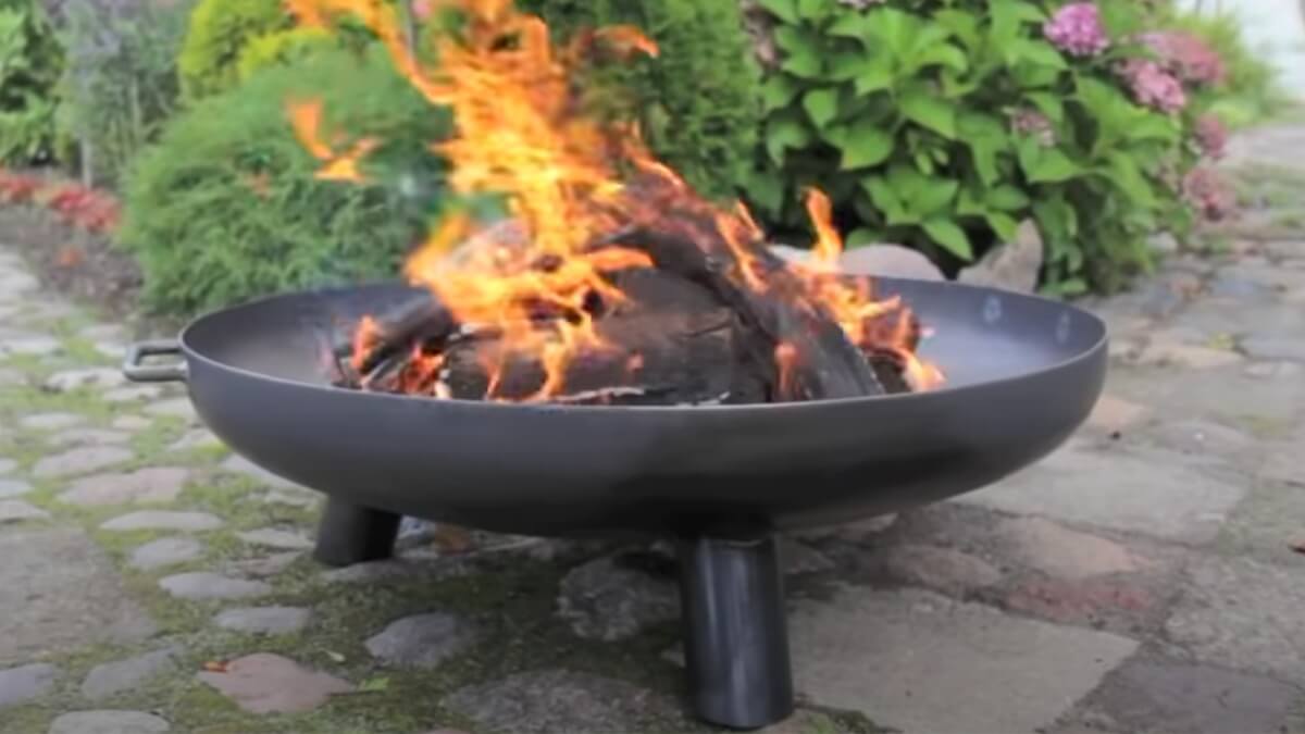 How to light a fire pit BURNING