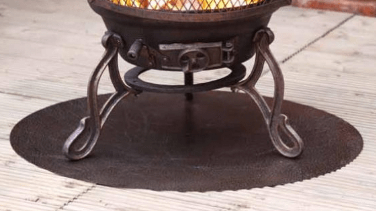 Protective Mat for Fire Pit