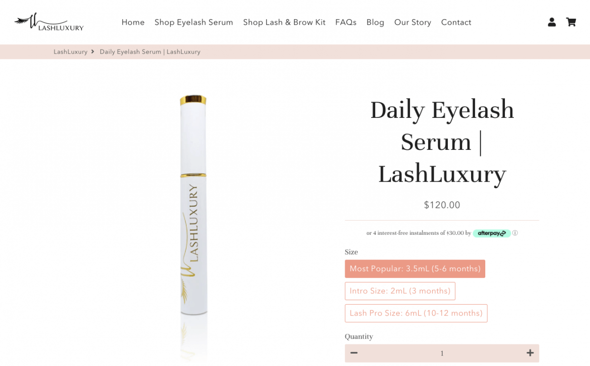 #1 Best eyelash growth products is LashLuxury