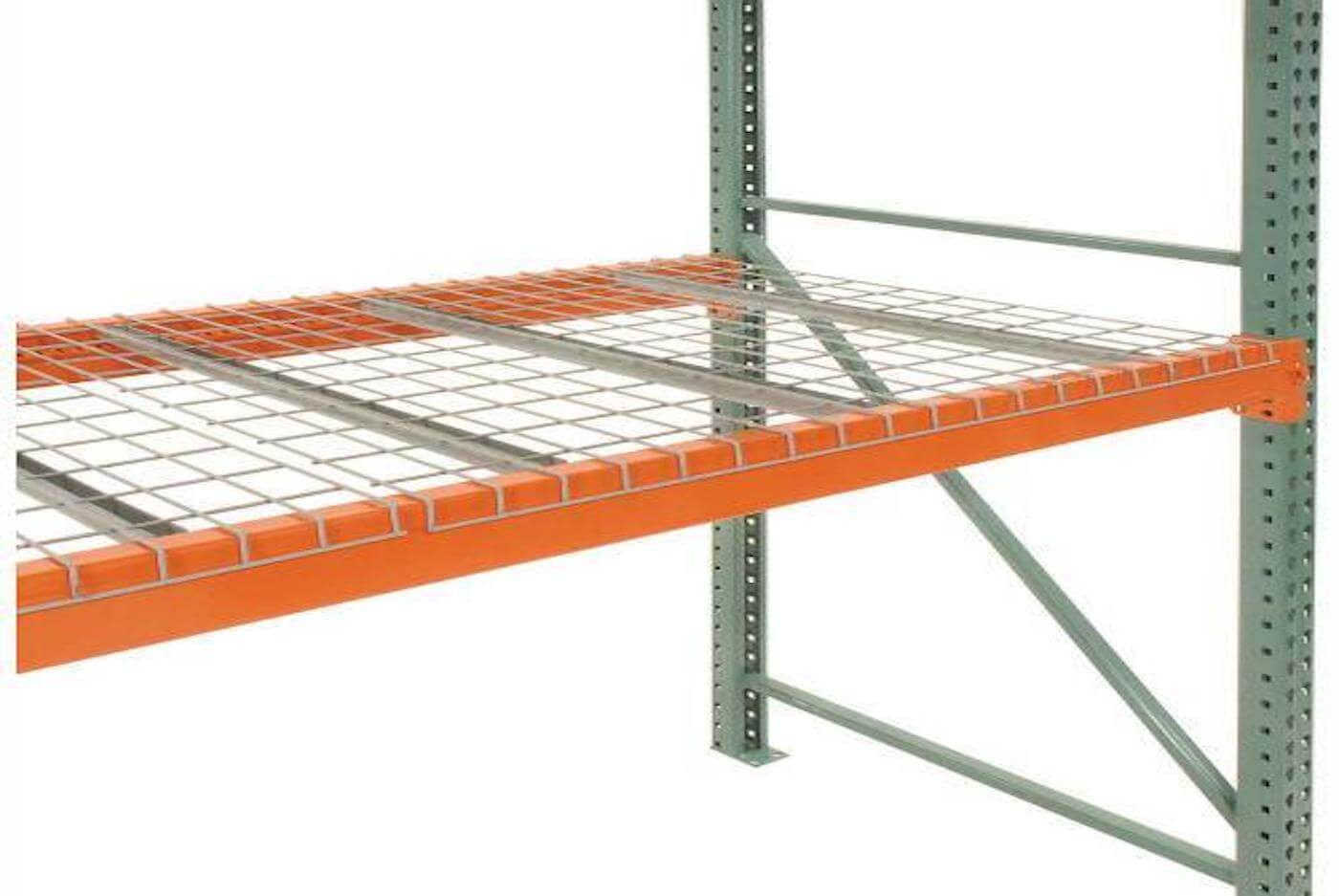 wire decking pallet supports
