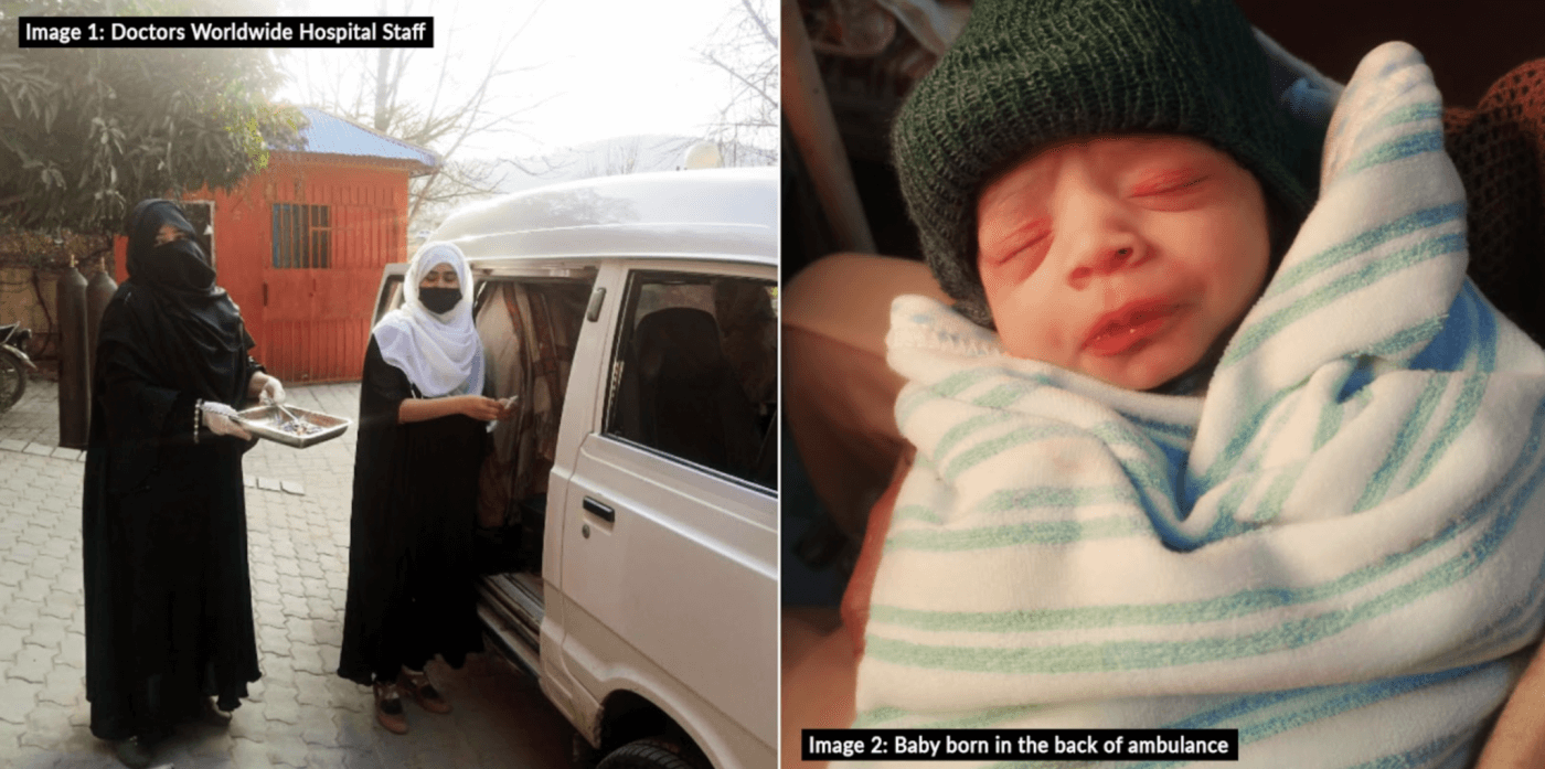 Pakistan Maternal Care: Baby born in back of Doctors Worldwide Ambulance