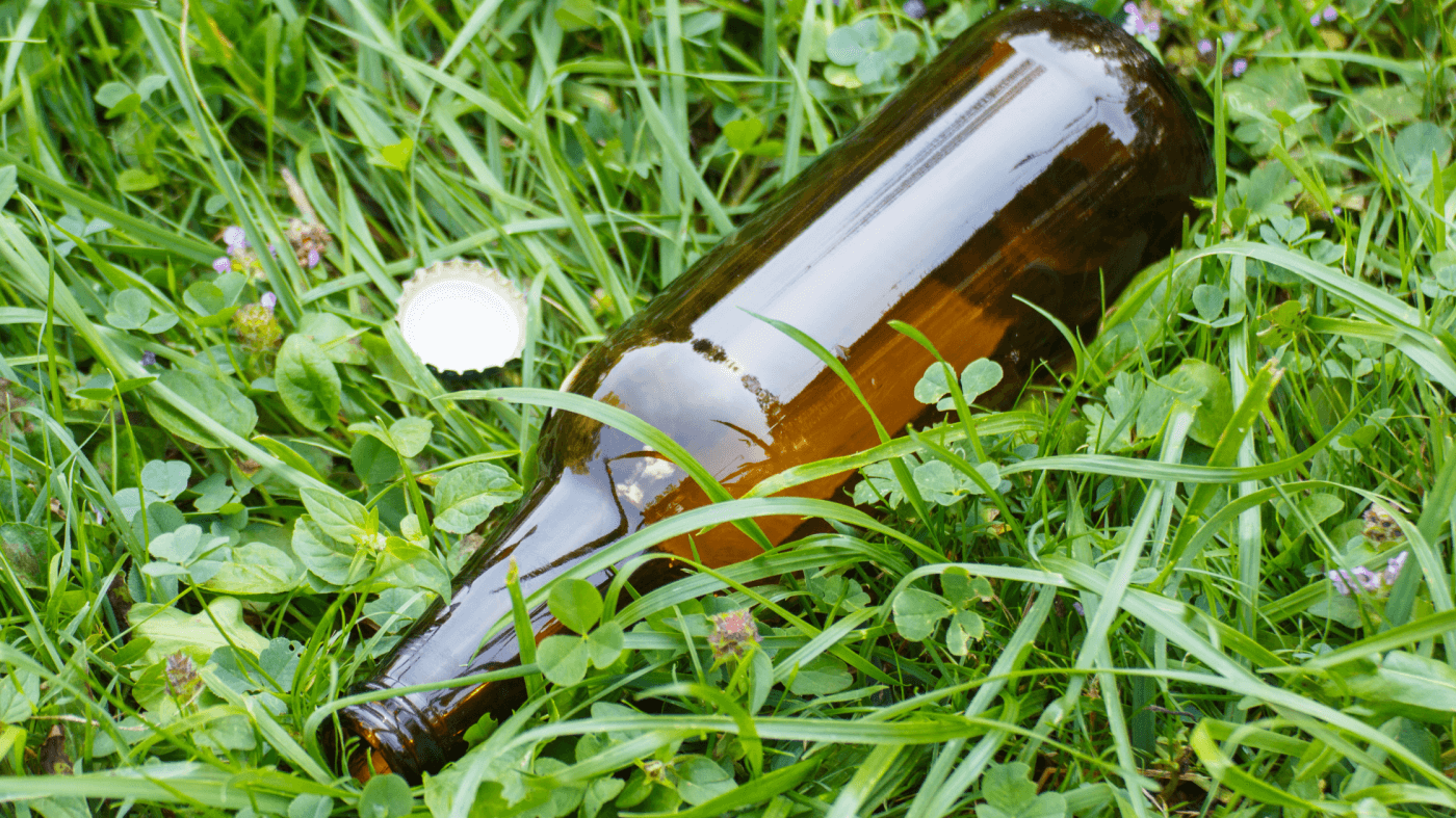 A modern glass bottle would take 4000 years or more to decompose (and even longer if it's in the landfill). Upcycling bottles and transforming them into drinking glasses can prevent them for ending up landfilled.