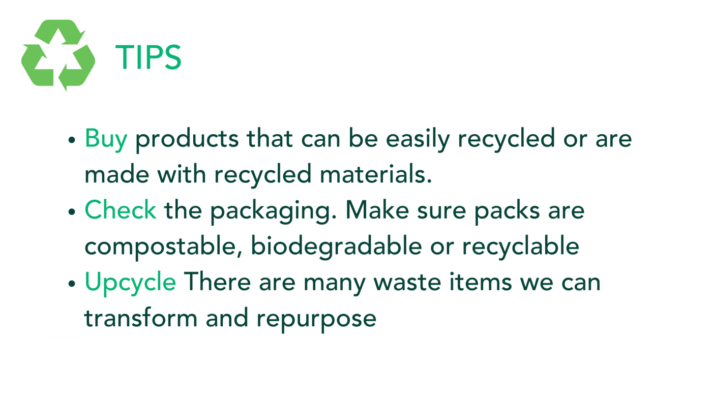 Recycling tips