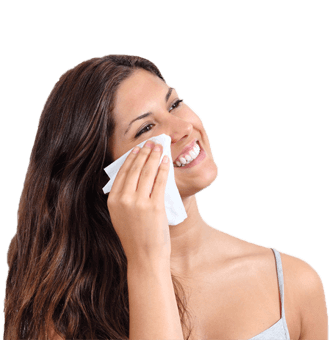Cleansing with Facial Wipes