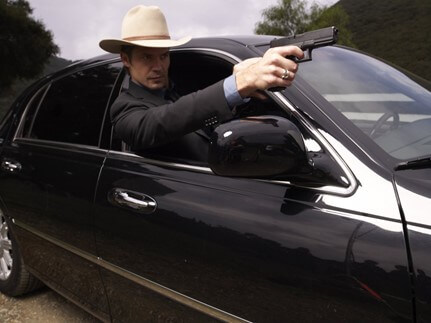 Bourbon Lover Raylan Givens in Justified