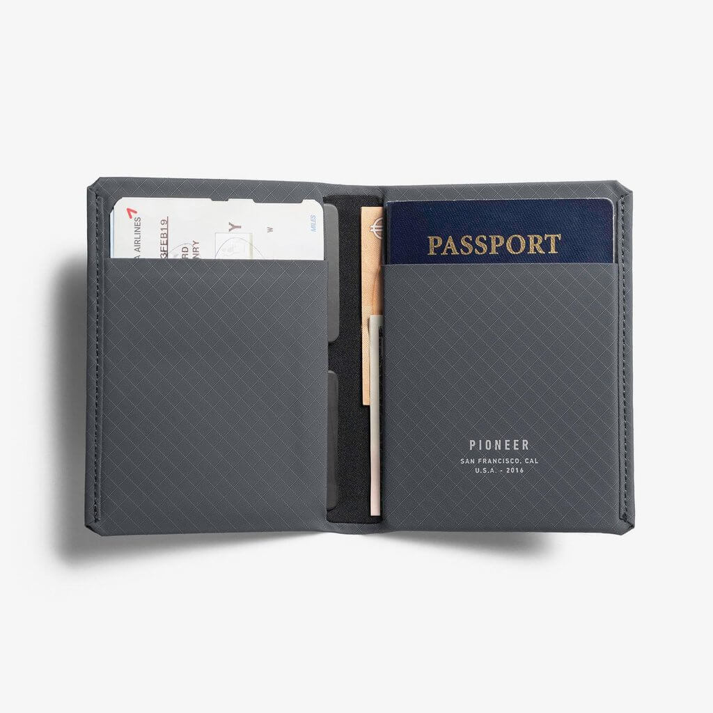 Pioneer Carry Passport Wallet Slate