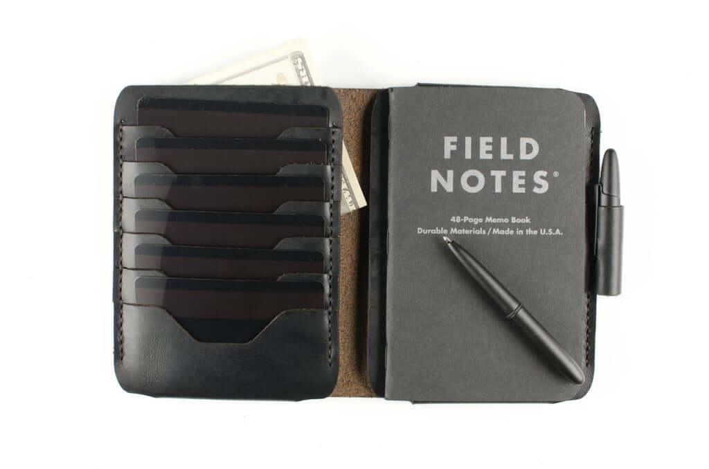 THE FIELD NOTES NOTEBOOK WALLET   FROM FORM FUNCTION FORM BLACK