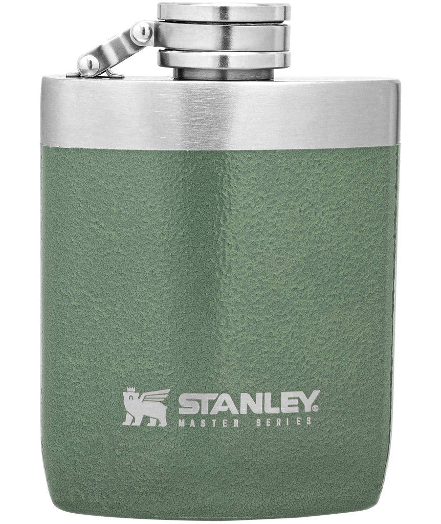 THE MASTER UNBREAKABLE HIP FLASK FROM STANLEY HAMMERTONE GREEN