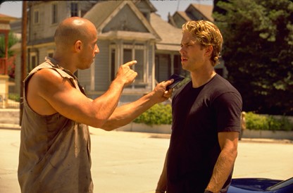 Vin Diesel and Paul Walker in Fast and the Furious