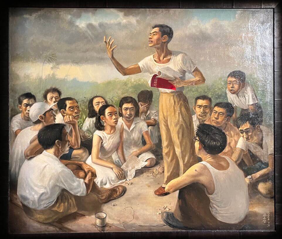 Oil painting Epic Poem of Malaya