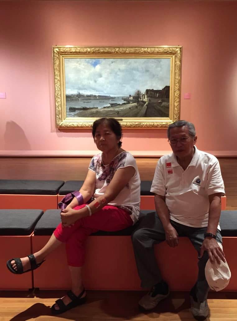 At the Singapore National Gallery