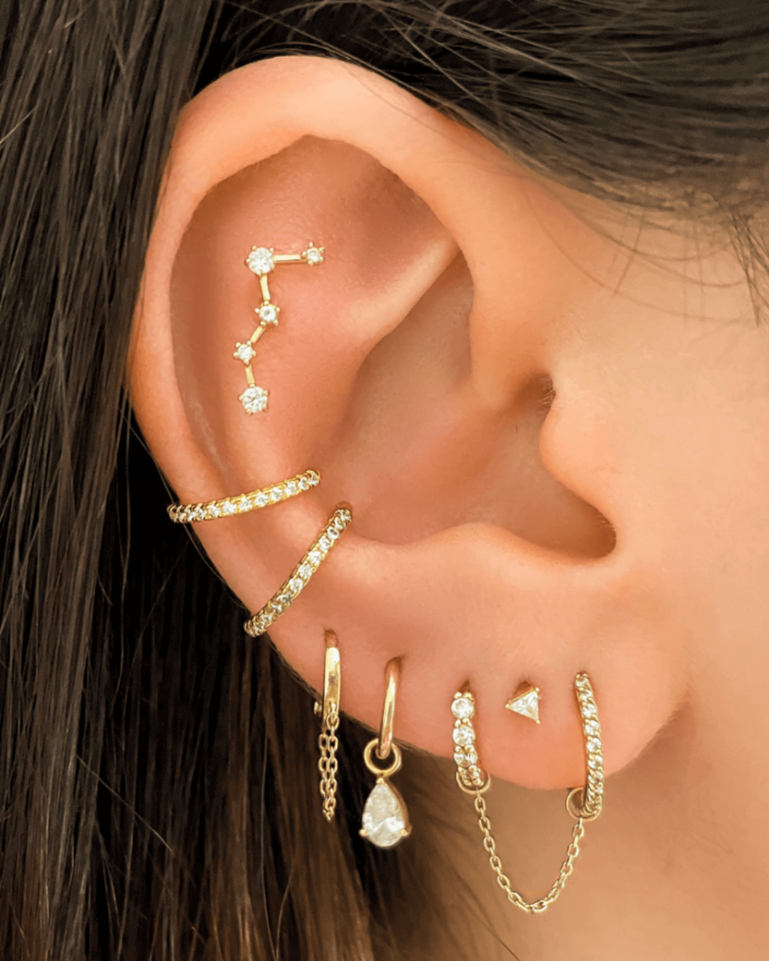 Double Piercing Earrings – Austin Down to Earth