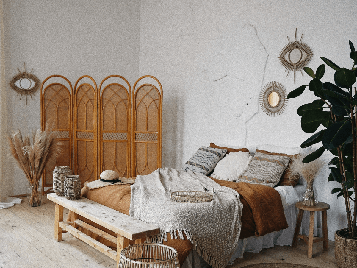 how to boho style bedroom
