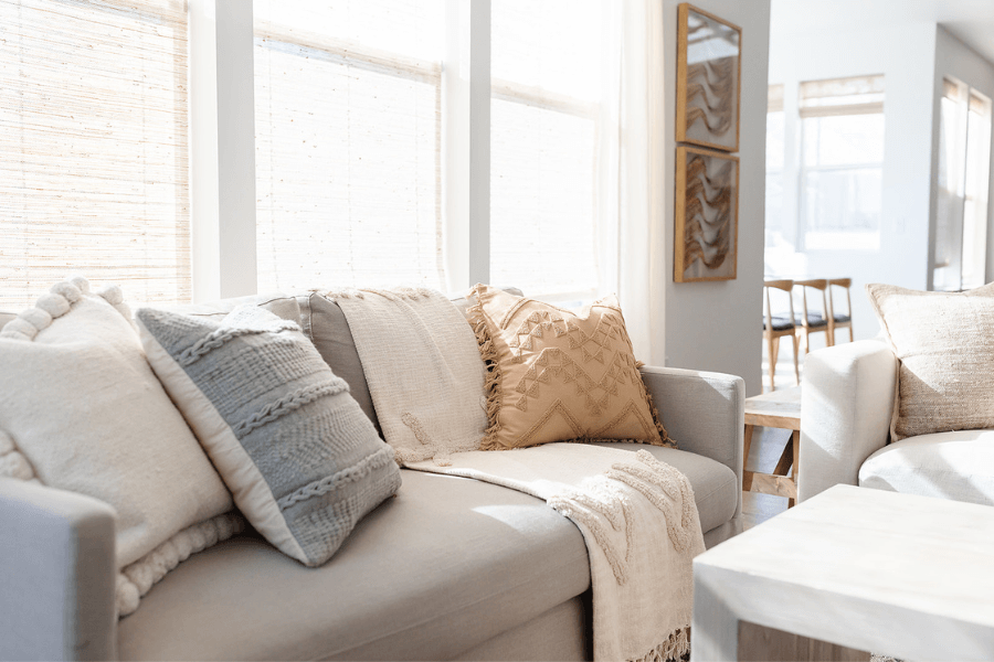 How To Mix and Match Pillows On A Sofa - Making Manzanita