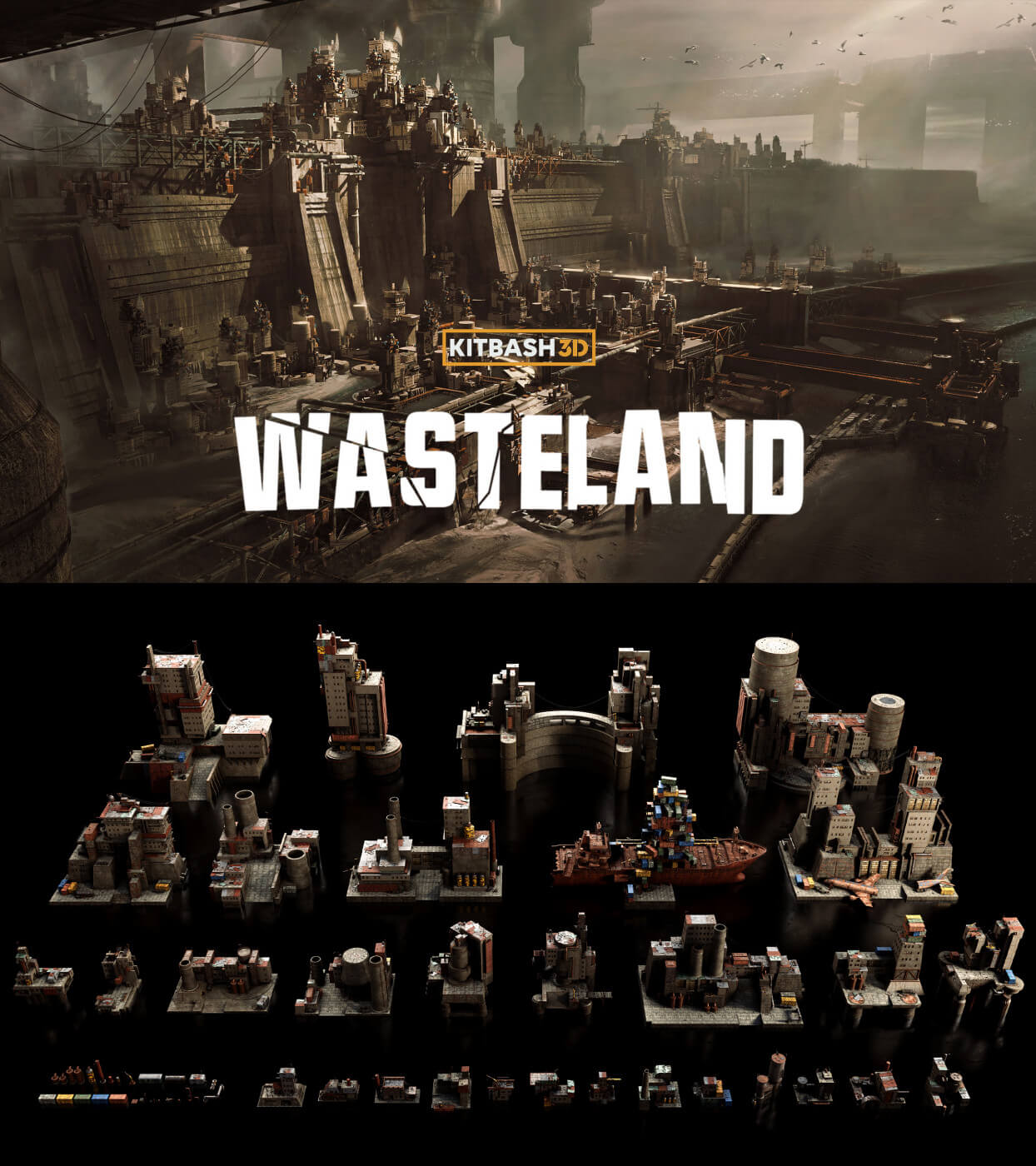 wasteland 3d models
