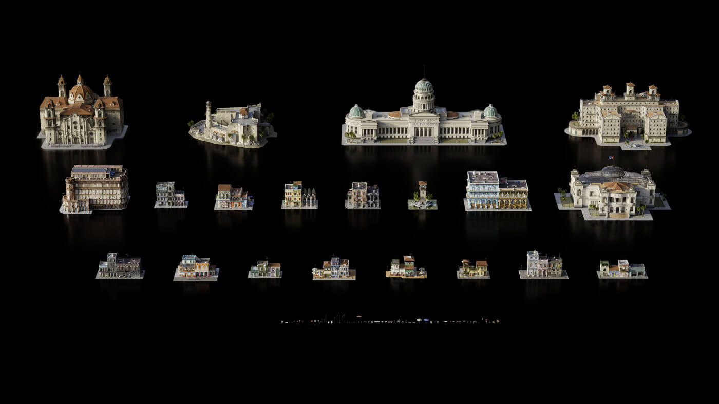 Havana Nights - Premium 3D Models & Materials | KitBash3D