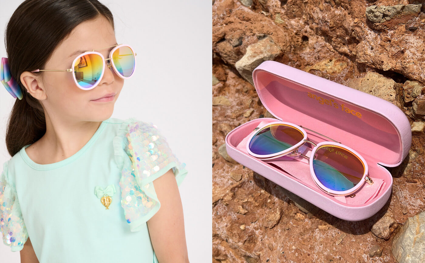 Summer pink sunglasses