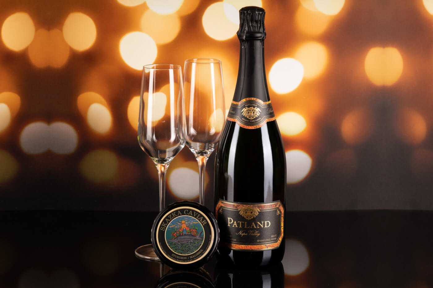 Champagne and caviar