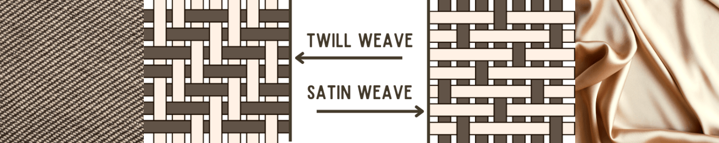 twill and satin weave examples